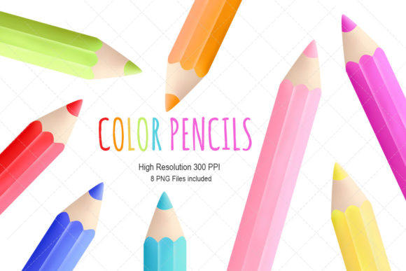 Color Pencils Clipart: Vibrant Assets for Creative Projects