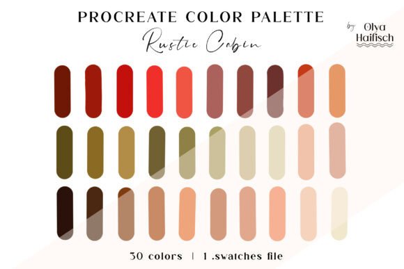 Earthy Elegance: Elevate Your Digital Art with This Rustic Palette