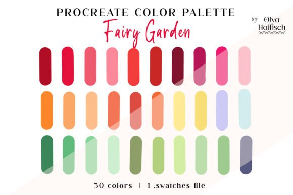 Inject Electric Energy: The Vibrant Neon Procreate Color Palette