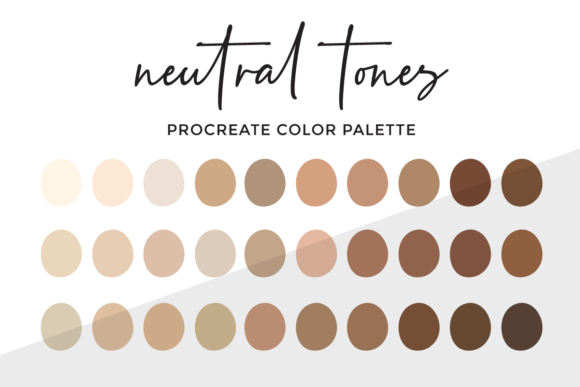 Neutral Tones Procreate Palette: A Designer's Guide