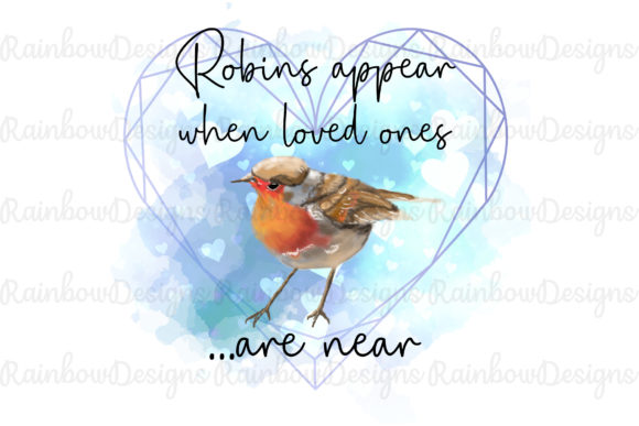 Robin Blue Watercolour Frame: A Sentimental Design Asset