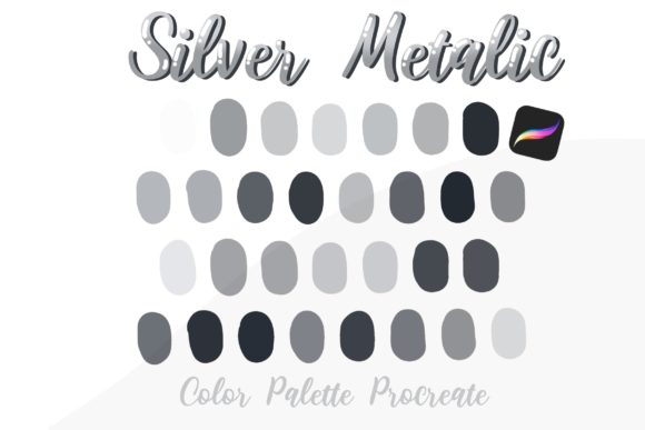Silver Metallic Procreate Color Palette: A Designer's Essential Guide