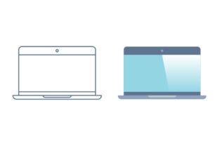 Unlocking Modern Design with Laptop Line/Color Icons